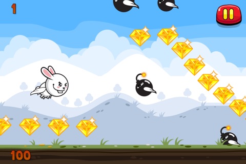 An Angry Rabbit Vs Flying Bombs Christmas Edition - HD Free screenshot 4