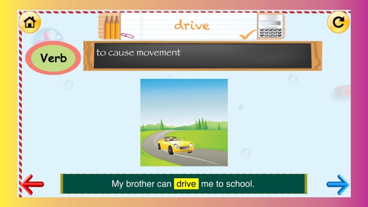 1st Grade Academic Vocabulary # 3 for homeschool and classroom screenshot-3