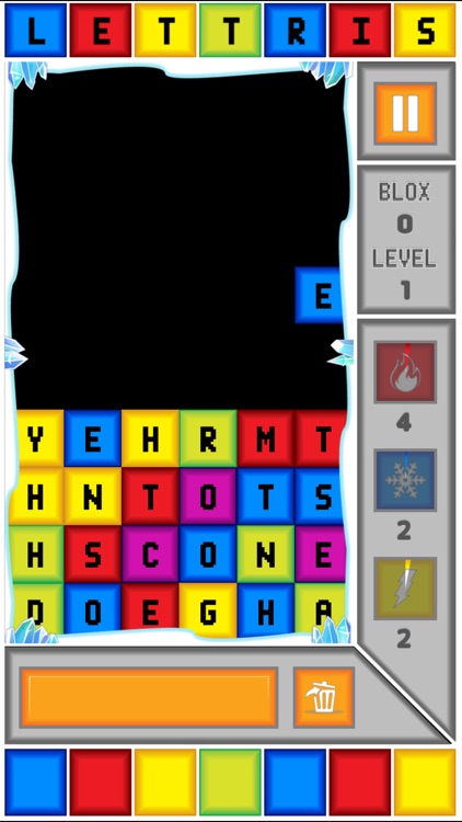 Lettris - Words Built from Descending Alphabetic Blox