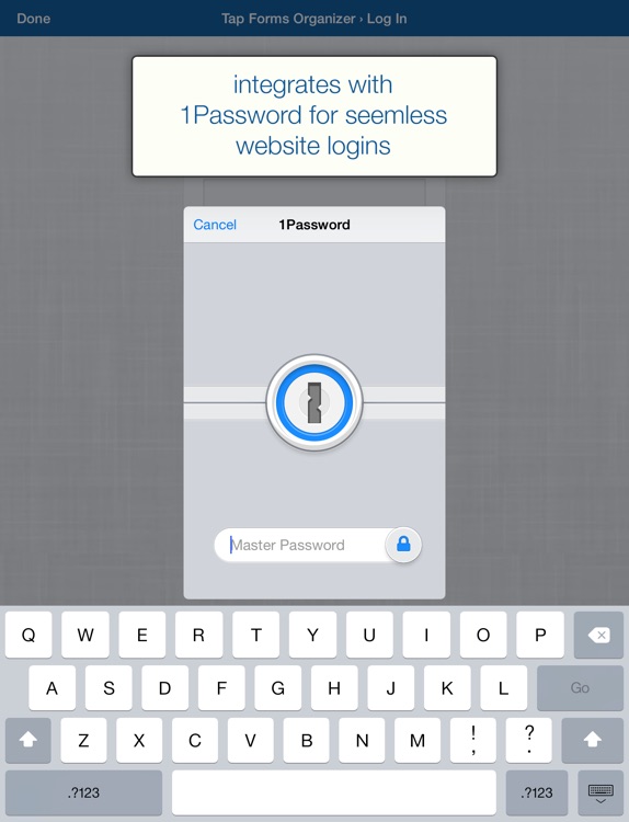 Tap Forms HD Organizer and Secure Database screenshot-3