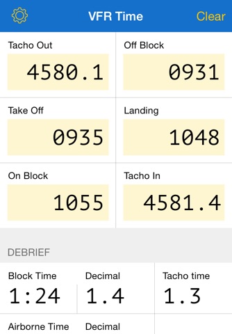 VFR Time screenshot 2