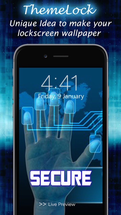 ThemeLock - Custom Lock Screen Wallpapers & Backgrounds maker