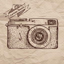 Premium Vector | Sketch of camera sketch camera hand draw