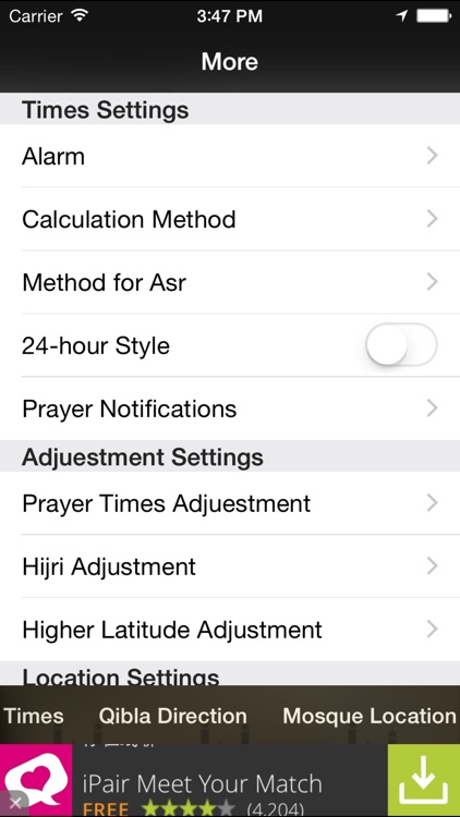 Worldwide Muslim Prayer Times - Islamic Compass screenshot-3