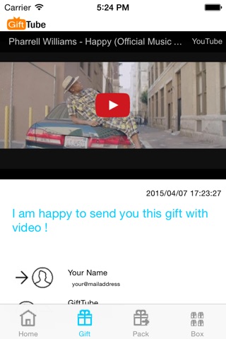 GiftTube screenshot 2