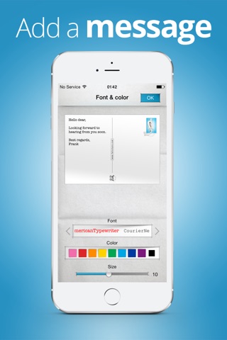 Felicitaro: personalized postcards screenshot 3