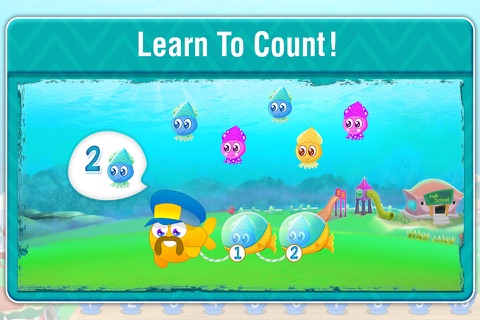 Count Number & Yellow Sea Bus - Math Playtime for Kids & Toddlers screenshot 2