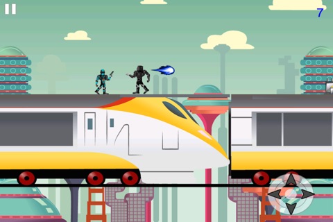 A Ninja Police Subway Shadow Battle EPIC - City Train Future Cops Alien Pursuit screenshot 3