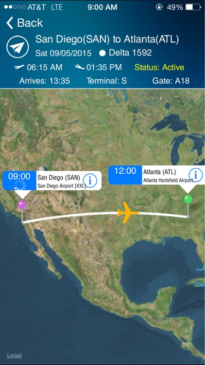 Atlanta Airport (ATL) Flight Tracker ATL Radar