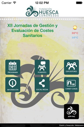 XII Jornadas de Gestión y Evaluación de Costes Sanitarios screenshot 2