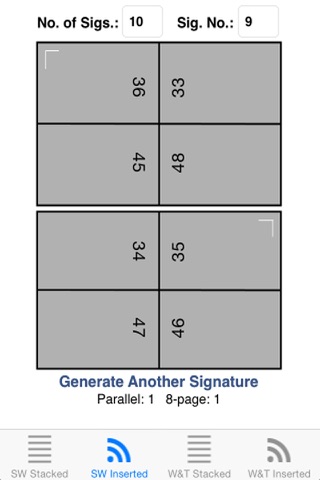 4-up Page Impositions - náhled