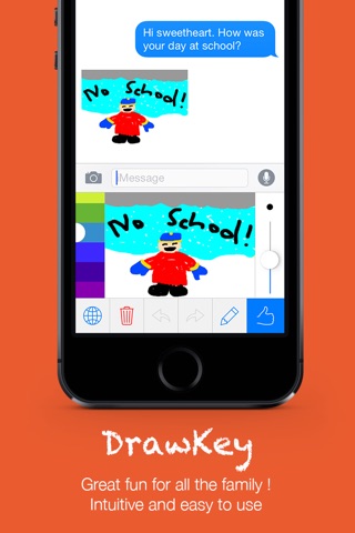 DrawKey drawing keyboard for iOS8 screenshot 4
