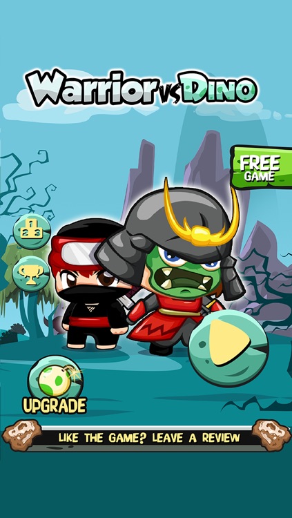 A Warrior vs Dino - Mini Ninja Hunters Rush screenshot-4