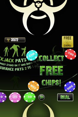 Zombie Blackjack screenshot 3