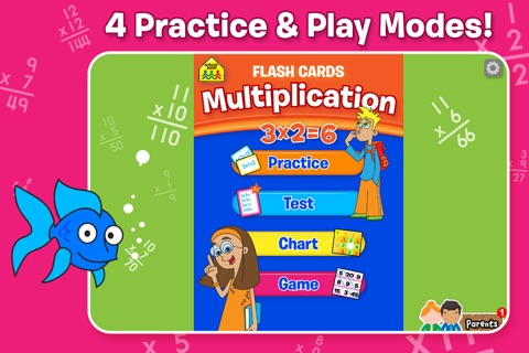 Multiplication Flash Cards from School Zone screenshot 3