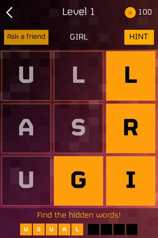 WordMix - scrambled and hidden words on a board screenshot 4