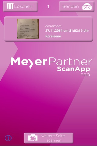MeyerPartner ScanApp Pro screenshot 3