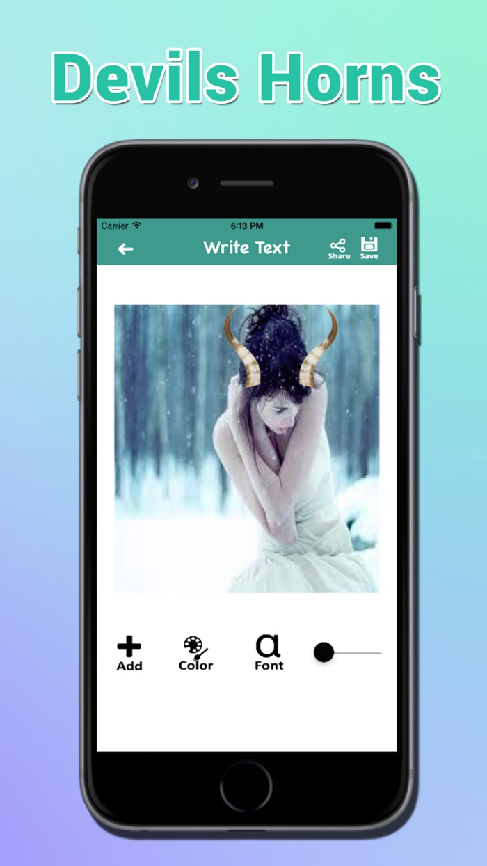 Devils Horns Photo Camera