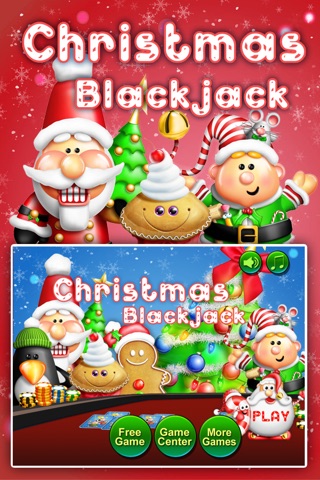 Christmas Casino - BlackJack Classic Free screenshot 2