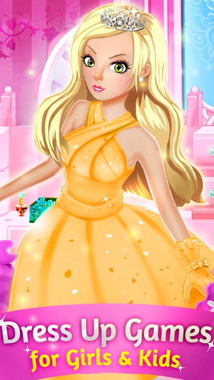 Dress Up Games for Girls & Kids Free - Fun Beauty Salon with fashion, makeover, make up, wedding & princess