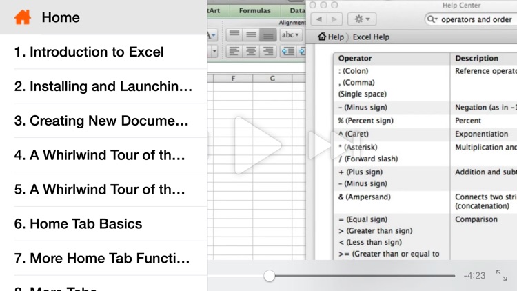 Course for Microsoft Excel - Creating Basic Worksheets