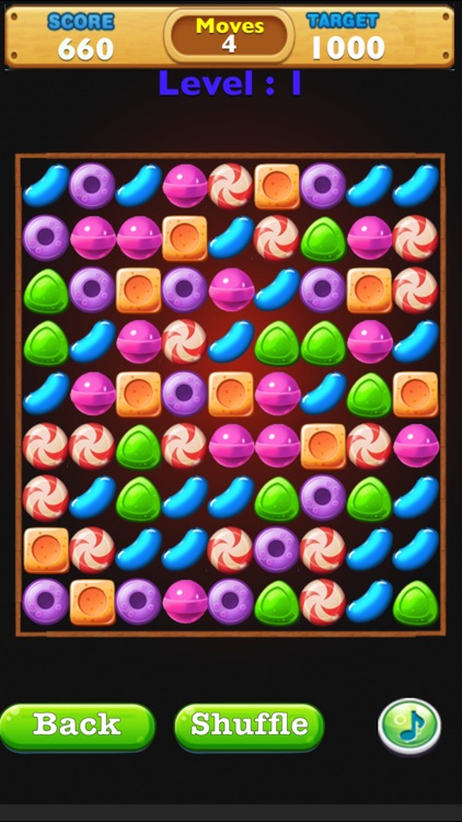 A Candy Crunch Match Three Puzzle Deluxe