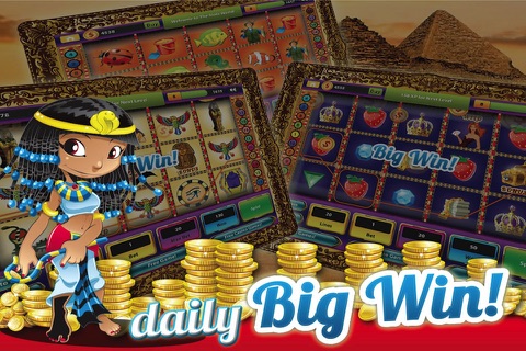 AAA Ancient  Pharaoh Pyramid Casino Slot-Machine Gambling Games screenshot 4