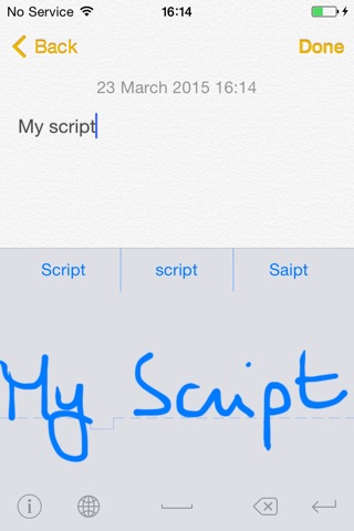 MyScript Stylus - Handwriting Keyboard screenshot 3