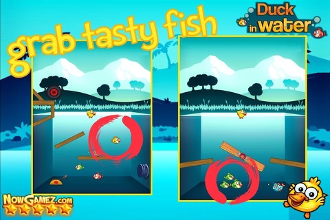 Duck in Water - Funny Games a Free Skill Puzzle for Kids screenshot 3