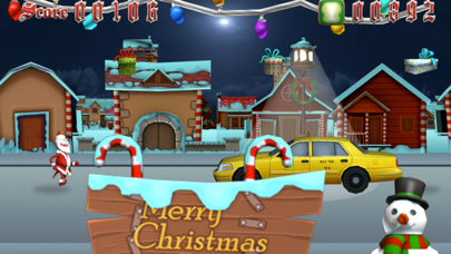 The Christmas Game FREE - 3D Cartoon Santa Claus Is Running Through Town!のおすすめ画像4