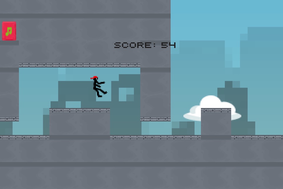 Stickman Runner Sprint City - Jump, Dash, & Swing in Stunt Draw City 2 : Parkour Running screenshot 2