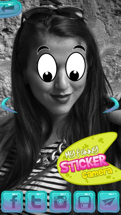 My Funny Sticker Camera: Photo editor with cute deco stamps & image makeover memes screenshot-3