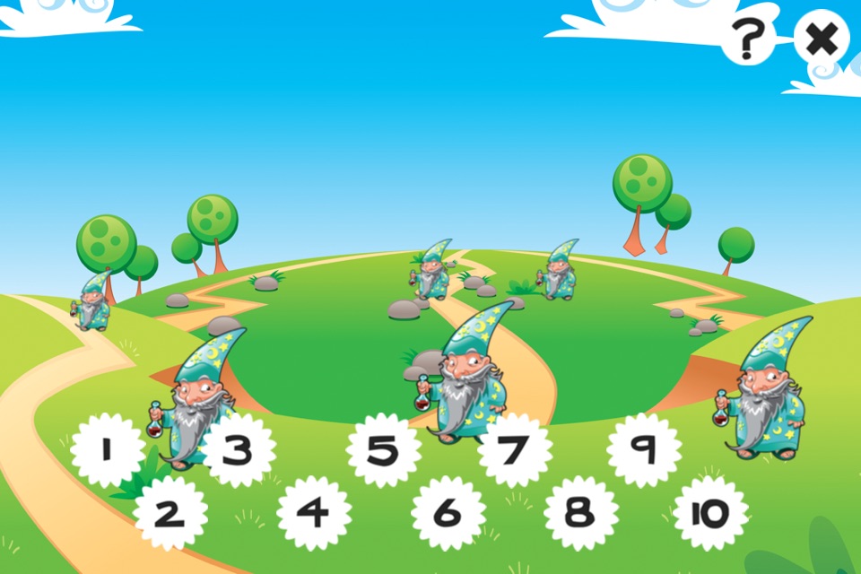A Fairy Tale Counting Game: Learning to count for children with Fantasy screenshot 2