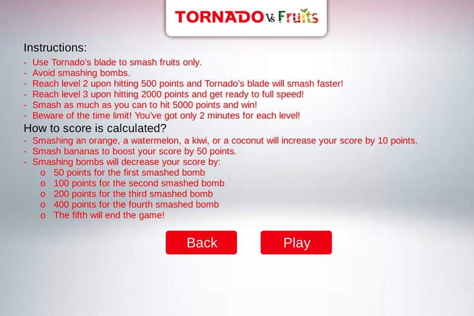 TORNADOVsFruits screenshot 2