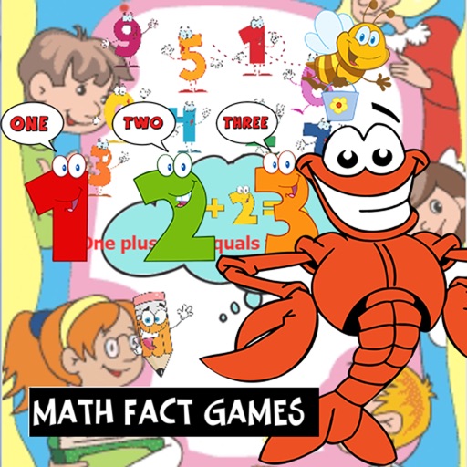 Math fact games English number practice education for kids