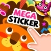 Mega Sticker Book for Kids