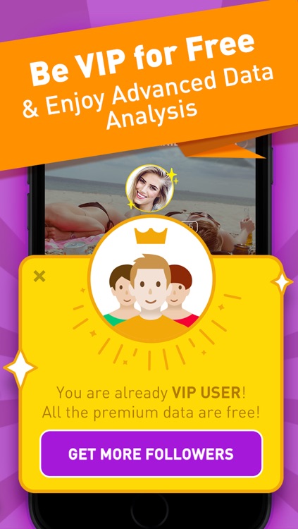 Followers Powers for Instagram - free follow and unfollow tracker app screenshot-4