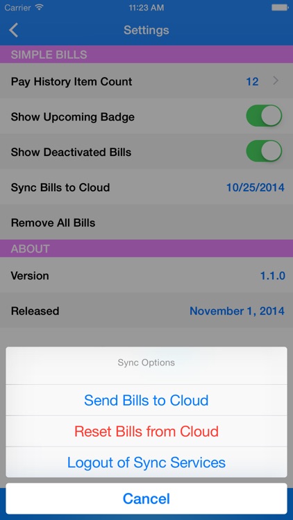 Simple Bill Tracking and Reminders screenshot-4