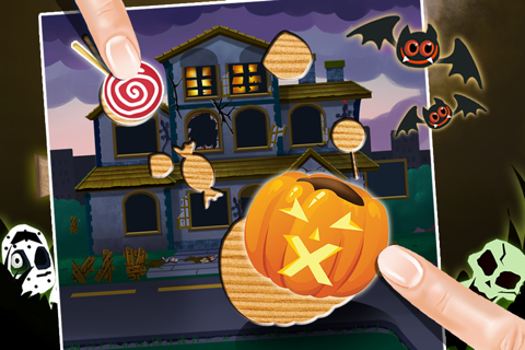 Kids Jigsaw Puzzle - Halloween Learning Games screenshot 2