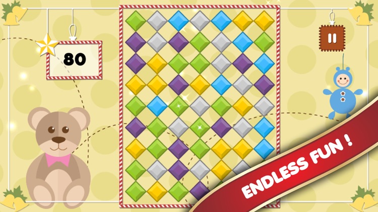 Crystal Toys Match - Cute Juicy Diamonds Puzzle Adventure