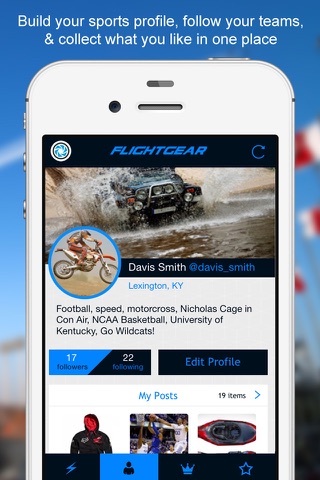 FlightGear - Social Network for Sports, Gear, Fitness, and Action screenshot 4