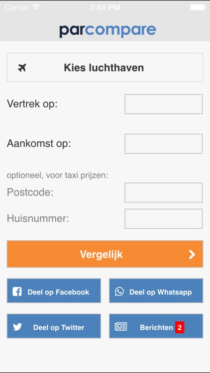 Parcompare Airport Parkeren