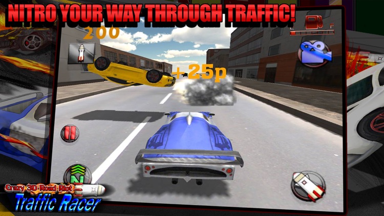 A Crazy 3D Road Riot Traffic Racer Combat Racing Game screenshot-3