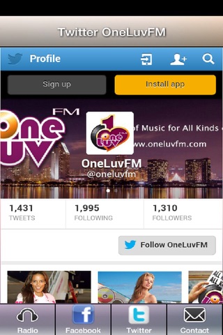OneLuvFM Radio screenshot 2