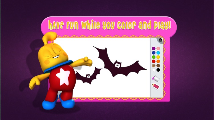 Tiny Artist Coloring Shapes Halloween Theme FULL screenshot-0