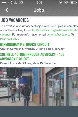 Birmingham Voluntary Service Council screenshot 4