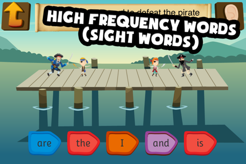 Pirate Phonics 3 : Kids learn to read! screenshot 2