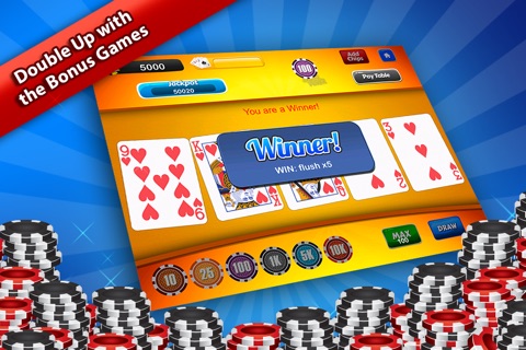 Video Poker Free - Bonus Ace of Spades Party screenshot 3