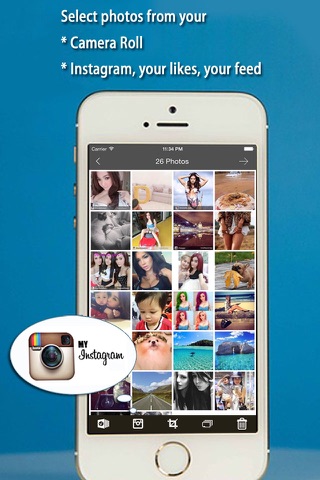 FlipPics - Video SlideShow Maker for Instagram with music screenshot 3