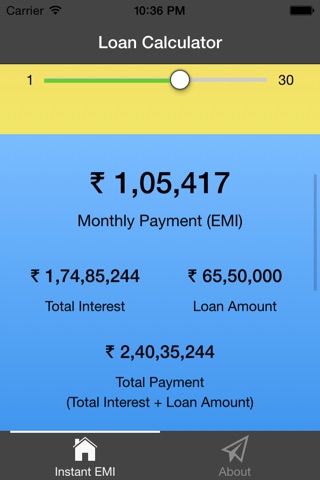 Loan EMI Instant Calculator screenshot 2